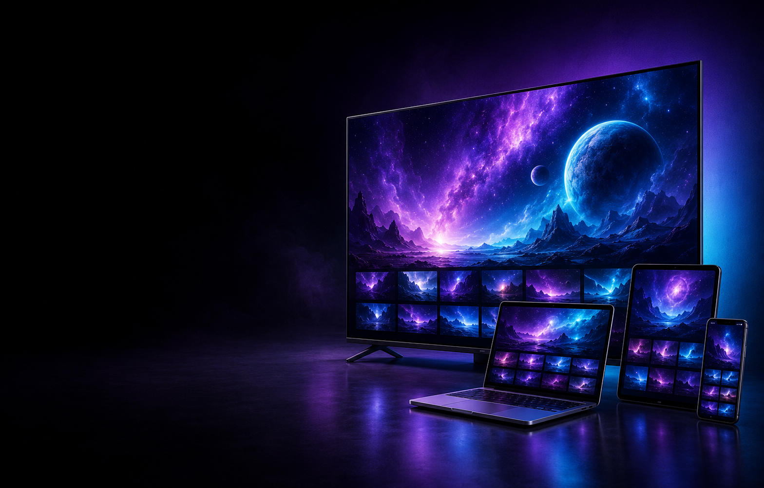 VMPLAY disponível em vários dispositivos